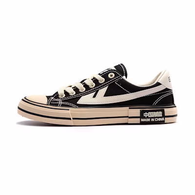(W) Warrior Ulzzang Canvas Low 'Black'