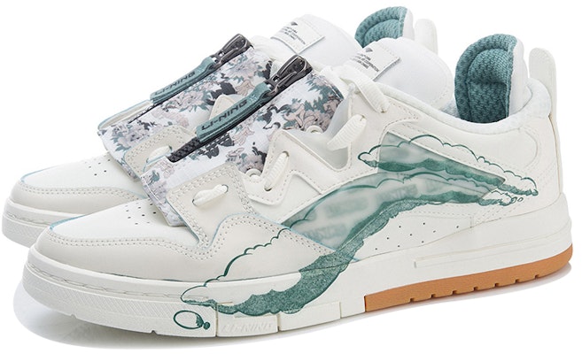 (W) 리닝 웨이브 프로 x OG_슬릭 '화이트 그린 브라운' AECR046-1 Lookbook (W) 리닝 웨이브 프로 x OG_슬릭 '화이트 그린 브라운' AECR046-1