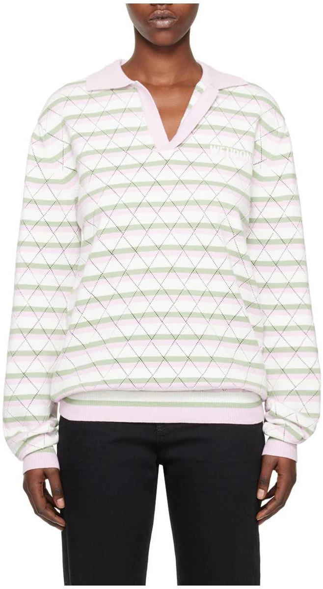 women-we-11-done-argyle-long-sleeve-polo-shirt-light-pink-wd-kt-0-24-639-u-lp