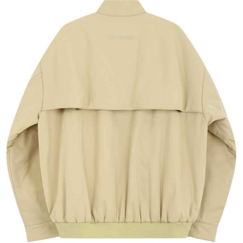 (Women) WE11DONE  Beige Long Sleeve Cotton Jacket with Embroidered Logo Patch. WD-JP2-24-061-M-BG 圖 3