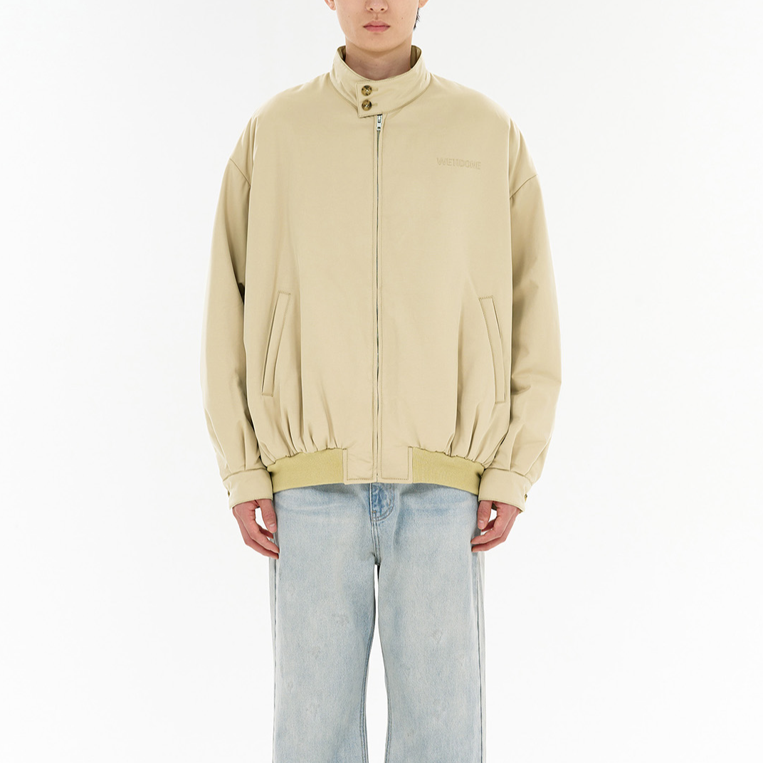 (Women) WE11DONE  Beige Long Sleeve Cotton Jacket with Embroidered Logo Patch. WD-JP2-24-061-M-BG 圖 5