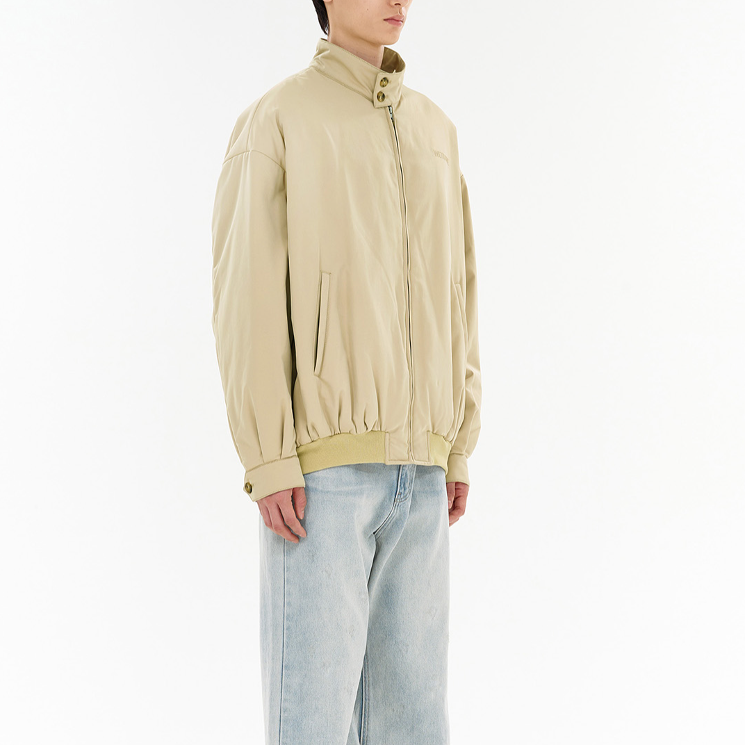 (Women) WE11DONE  Beige Long Sleeve Cotton Jacket with Embroidered Logo Patch. WD-JP2-24-061-M-BG 圖 6