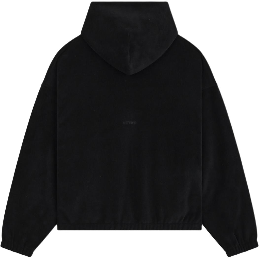 Lookbook (W) WE11DONE 黑色刺繡標誌長袖拉鍊外套 WD-TJ2-24-868-U-BK