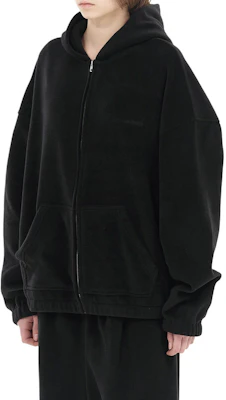 (W) WE11DONE 黑色刺繡標誌長袖拉鍊外套 WD-TJ2-24-868-U-BK Shop (W) WE11DONE 黑色刺繡標誌長袖拉鍊外套 WD-TJ2-24-868-U-BK