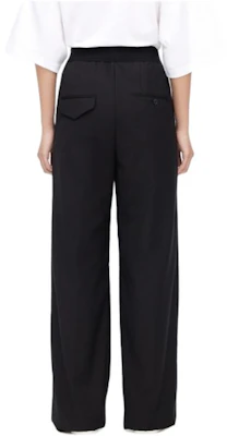 (W) 웰던 블랙 레터 로고 프린트 엘라스틱 수트 팬츠 WD-PT4-20-729-U Shop (W) 웰던 블랙 레터 로고 프린트 엘라스틱 수트 팬츠 WD-PT4-20-729-U