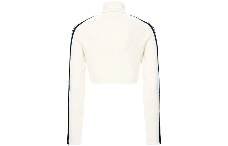 Lookbook (W) WE11DONE 黑色標誌高領修身毛衣 - 白邊設計 WD-KO8-20-040-W-BG