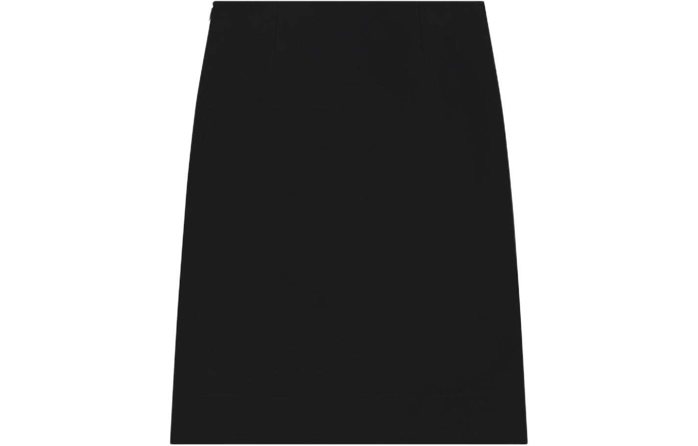 Lookbook (W) WE11DONE 黑色中長拉鍊休閒裙 WD-SK1-24-258-W-BK