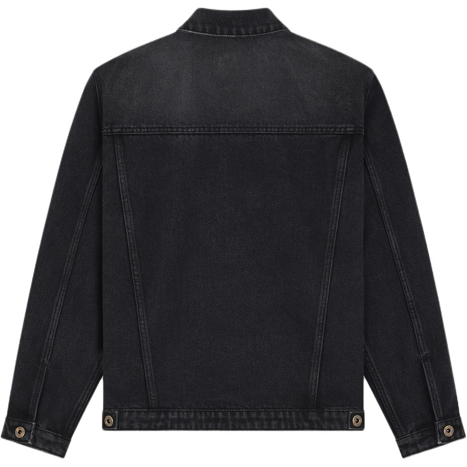 Lookbook (W) WE11DONE 黑色單排扣長袖牛仔外套. WD-DJ2-24-348-W-BK