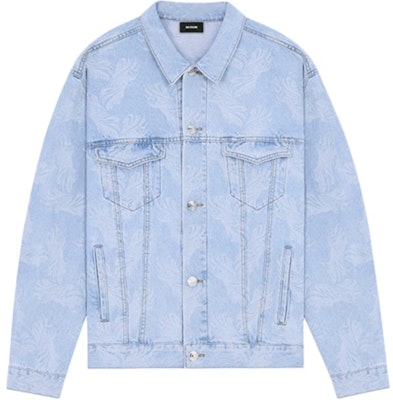 (W) WE11DONE 藍色印花標誌牛仔外套 WD-DJ3-21-311-U-BL Buy (W) WE11DONE 藍色印花標誌牛仔外套 WD-DJ3-21-311-U-BL