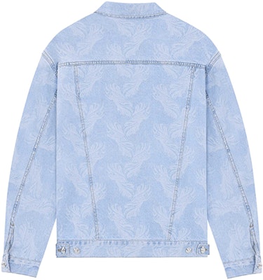 (W) WE11DONE 藍色印花標誌牛仔外套 WD-DJ3-21-311-U-BL Lookbook (W) WE11DONE 藍色印花標誌牛仔外套 WD-DJ3-21-311-U-BL