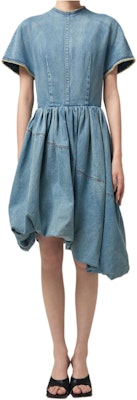 (W) WE11DONE 藍色拼接中長款流蘇短袖洋裝 WD-DO1-22-351-W Buy (W) WE11DONE 藍色拼接中長款流蘇短袖洋裝 WD-DO1-22-351-W