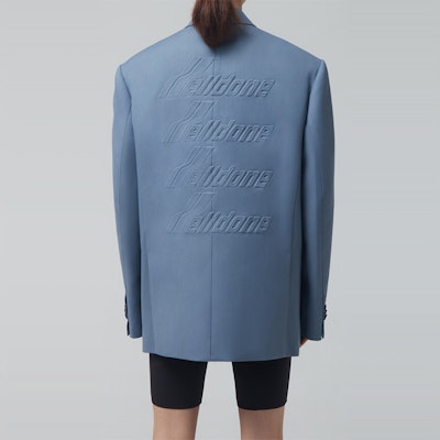 (W) WE11DONE クラシックエンボスブレザーミスティブルー - 秋コレクション. WD-JK8-20-055-W-BL Purchase (W) WE11DONE クラシックエンボスブレザーミスティブルー - 秋コレクション. WD-JK8-20-055-W-BL