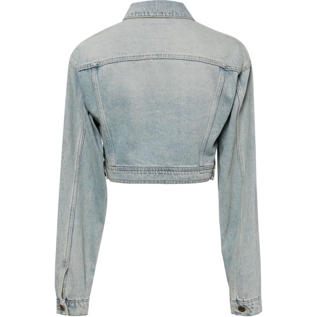 (Women) WE11DONE  Cropped Denim Jacket Light Blue WD-DJ2-24-337-W-SK 圖 3