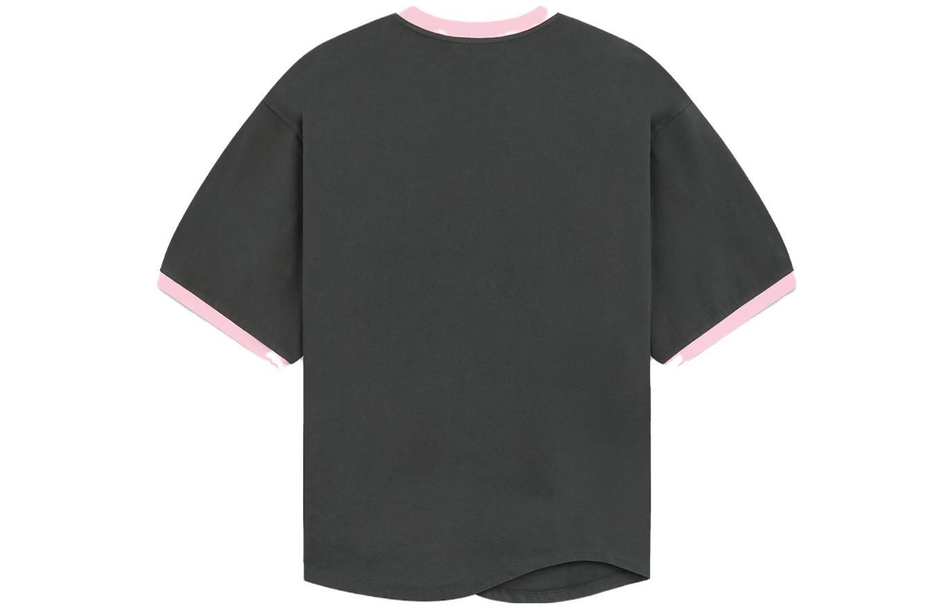 Lookbook (W) WE11DONE 灰色卡通圖案短袖T恤 WD-TT3-23-709-U-CH