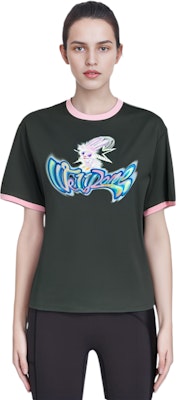 (W) WE11DONE 灰色卡通圖案短袖T恤 WD-TT3-23-709-U-CH Shop (W) WE11DONE 灰色卡通圖案短袖T恤 WD-TT3-23-709-U-CH