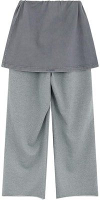 (W) WE11DONE 灰色刺繡標誌拼接口袋休閒長褲 WD-TA2-24-726-U-MG Lookbook (W) WE11DONE 灰色刺繡標誌拼接口袋休閒長褲 WD-TA2-24-726-U-MG