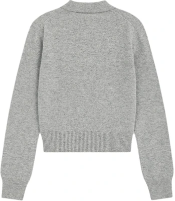 (W) WE11DONE 灰色三扣短袖POLO衫 WD-KT2-24-606-W-GY Lookbook (W) WE11DONE 灰色三扣短袖POLO衫 WD-KT2-24-606-W-GY