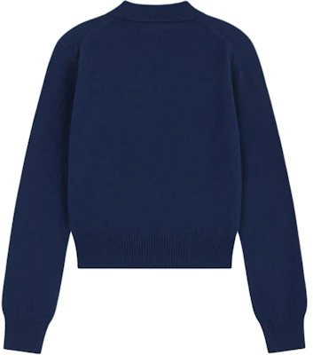 (W) WE11DONE 海军蓝长袖三扣套头Polo衫 WD-KT2-24-606-W-NV Lookbook (W) WE11DONE 海军蓝长袖三扣套头Polo衫 WD-KT2-24-606-W-NV