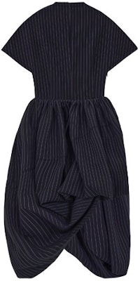 (W) WE11DONE 星星條紋不規則褶皺短袖洋裝. WD-OP1-22-122-W-NV Lookbook (W) WE11DONE 星星條紋不規則褶皺短袖洋裝. WD-OP1-22-122-W-NV