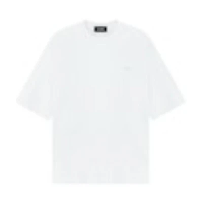 (Women) WE11DONE White Crewneck Regular Fit T-Shirt WD-TT2-24-782-W-WH