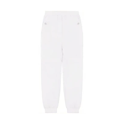 (Women) WE11DONE White Loose Fit Jogger Sweatpants. WD-PT3-21-578-W-WH