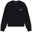 Order (Women) WE11DONE Basic Letter Pullover Sweater Black Long Sleeve WD-KT2-24-601-W-BK