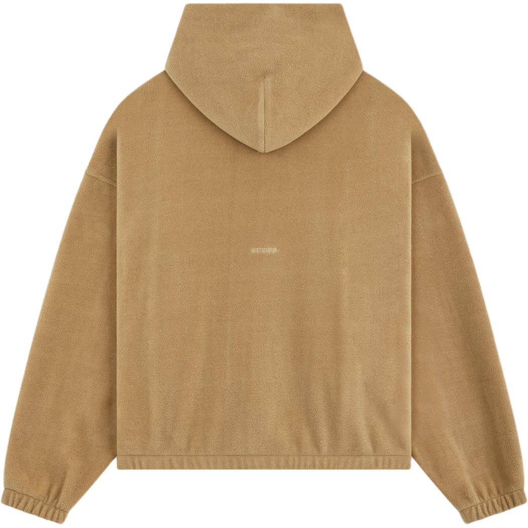 (Women) WE11DONE Embroidered Logo Long Sleeve Zip Jacket  Camel Color WD-TJ2-24-868-U-BG 圖 3