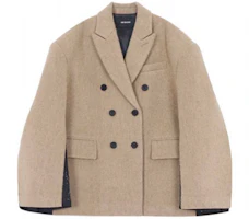 Order (W) WE11DONE FW21 卡其色雙排扣西裝外套 WD-JK3-21-015-W-BG