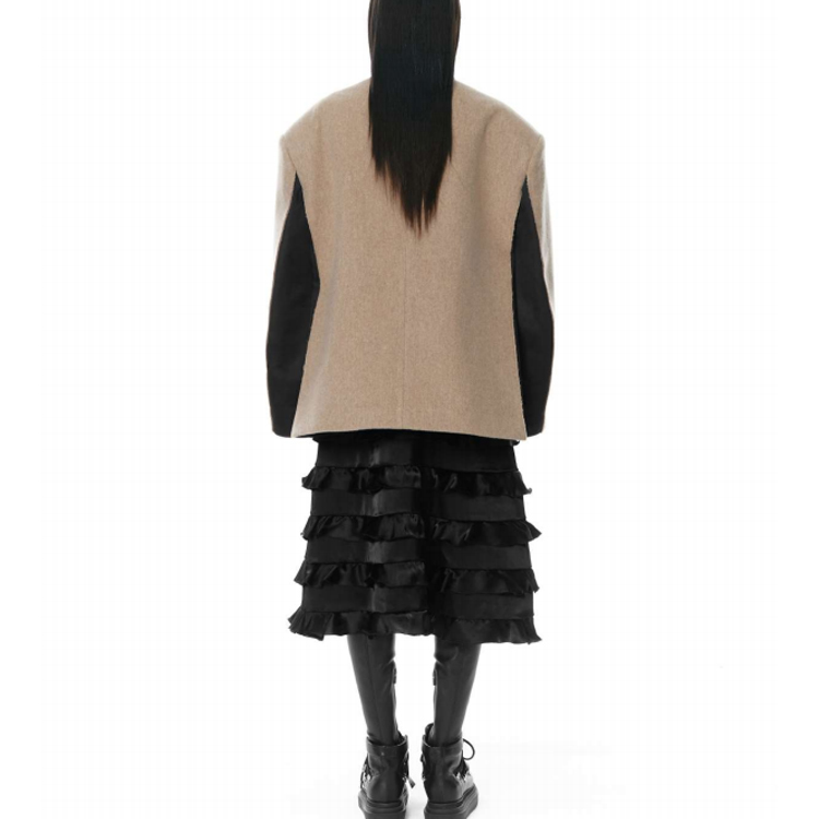 Shop (W) WE11DONE 2021秋冬 双排扣西装外套 卡其色 WD-JK3-21-015-W-BG