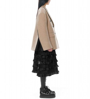 (W) WE11DONE 2021秋冬 双排扣西装外套 卡其色 WD-JK3-21-015-W-BG Purchase (W) WE11DONE 2021秋冬 双排扣西装外套 卡其色 WD-JK3-21-015-W-BG