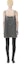 Shop (Women) WE11DONE FW21 Grey Wool Chain Mini A-Line Sleeveless Dress. WD-OP3-21-132-W-GY