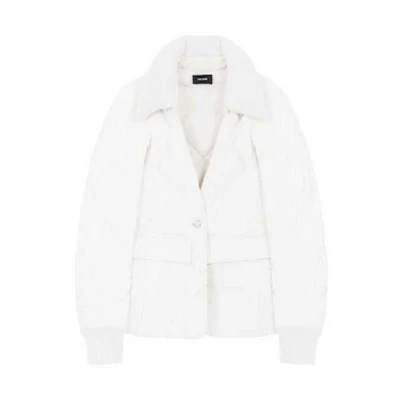 (Women) WE11DONE FW21 Solid Color Button Jacket - White WD-JK3-21-028-W-WH