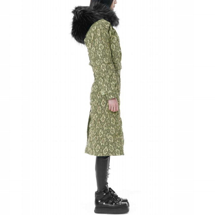 (Women) WE11DONE FW21  Yellow Lace Layered Cotton Bomber Jacket WD-JP3-21-180-W-YE 圖 5