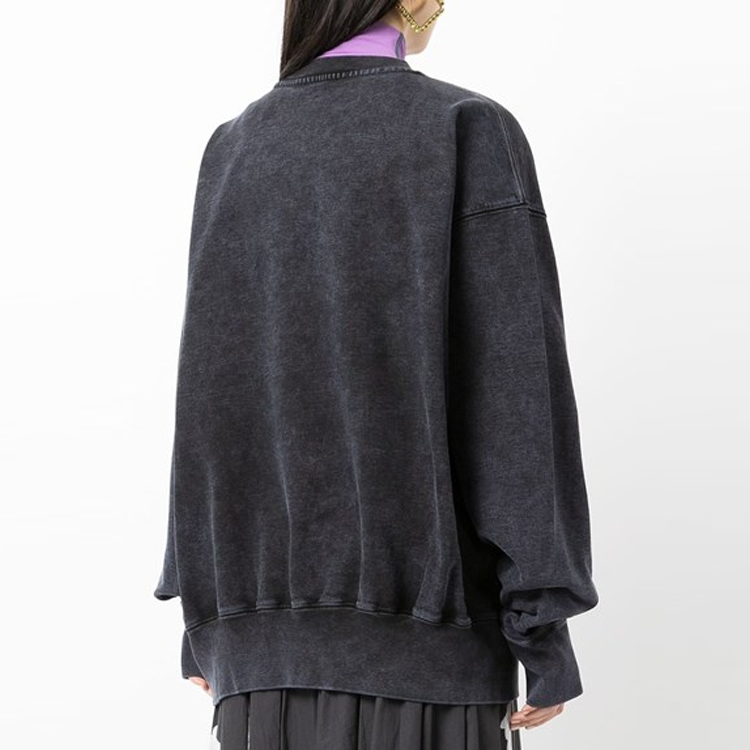 (Women) WE11DONE FW21 Logo Embellished Sweatshirt Black Grey WD-TS3-21-591-U-PP 圖 5