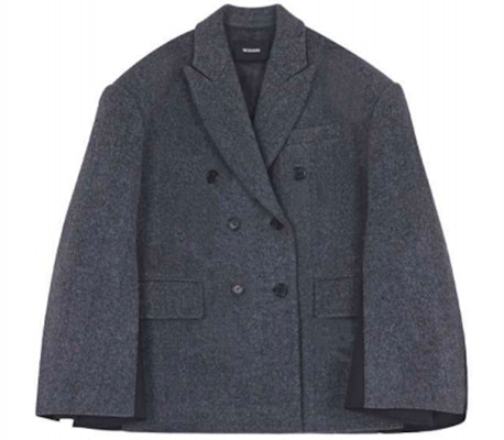 (W) WE11DONE 2021秋冬灰色宽松长袖披肩西装外套 WD-JK3-21-015-W-GY Buy (W) WE11DONE 2021秋冬灰色宽松长袖披肩西装外套 WD-JK3-21-015-W-GY