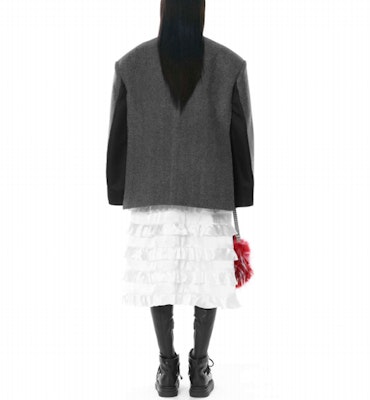 (W) WE11DONE 2021秋冬灰色宽松长袖披肩西装外套 WD-JK3-21-015-W-GY Shop (W) WE11DONE 2021秋冬灰色宽松长袖披肩西装外套 WD-JK3-21-015-W-GY