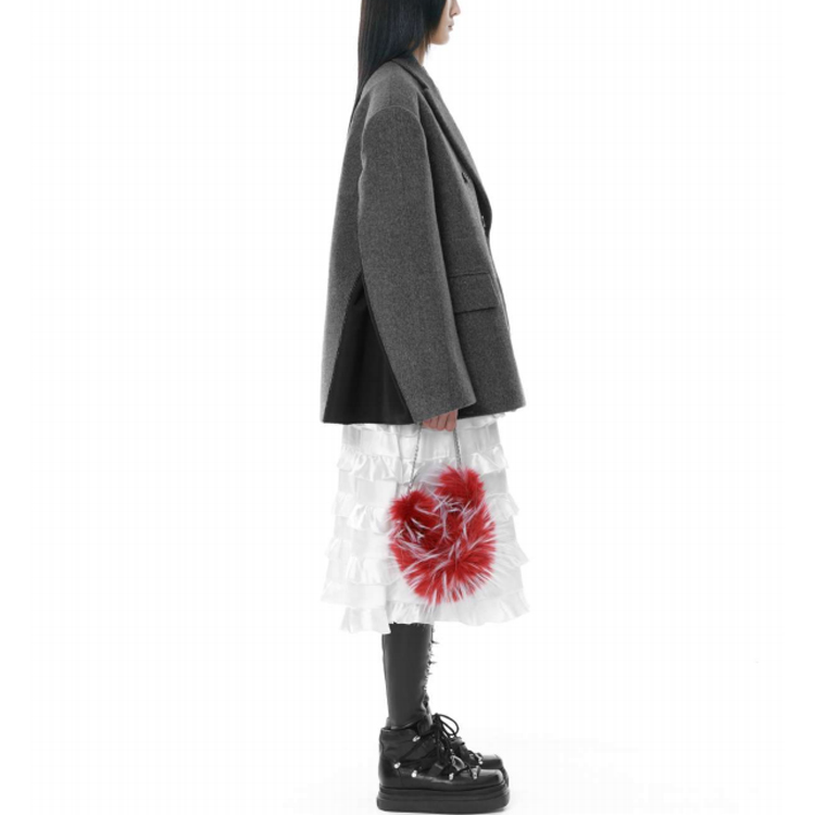 Purchase (W) WE11DONE 2021秋冬灰色宽松长袖披肩西装外套 WD-JK3-21-015-W-GY