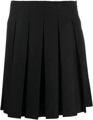 (Women) WE11DONE FW22 Black Pleated Mini Skirt Casual Style. WD-SK3-22-272-W-BK Buy (Women) WE11DONE FW22 Black Pleated Mini Skirt Casual Style. WD-SK3-22-272-W-BK