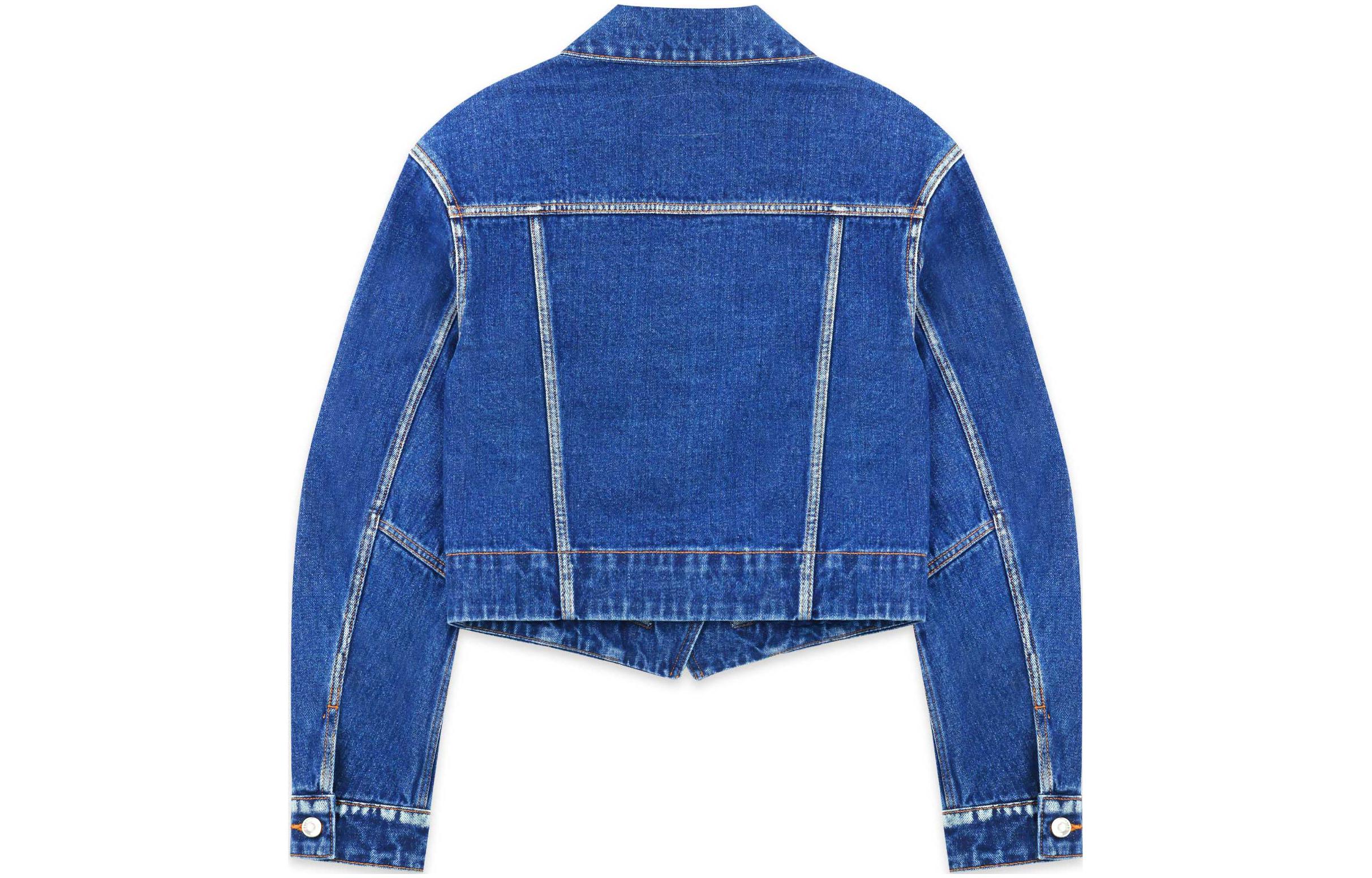 (Women) WE11DONE FW22  Blue Denim Jacket Single-Breasted Long Sleeve WD-DJ3-22-330-W-BL 圖 3