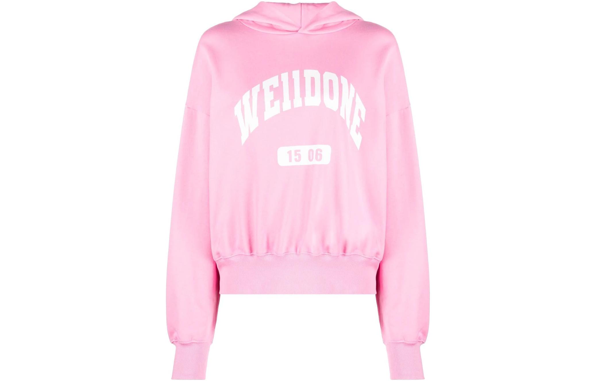 (Women) WE11DONE FW22  Pink Logo Letter Print Pullover Sweatshirt. WD-TH3-22-807-U-PK 圖 2