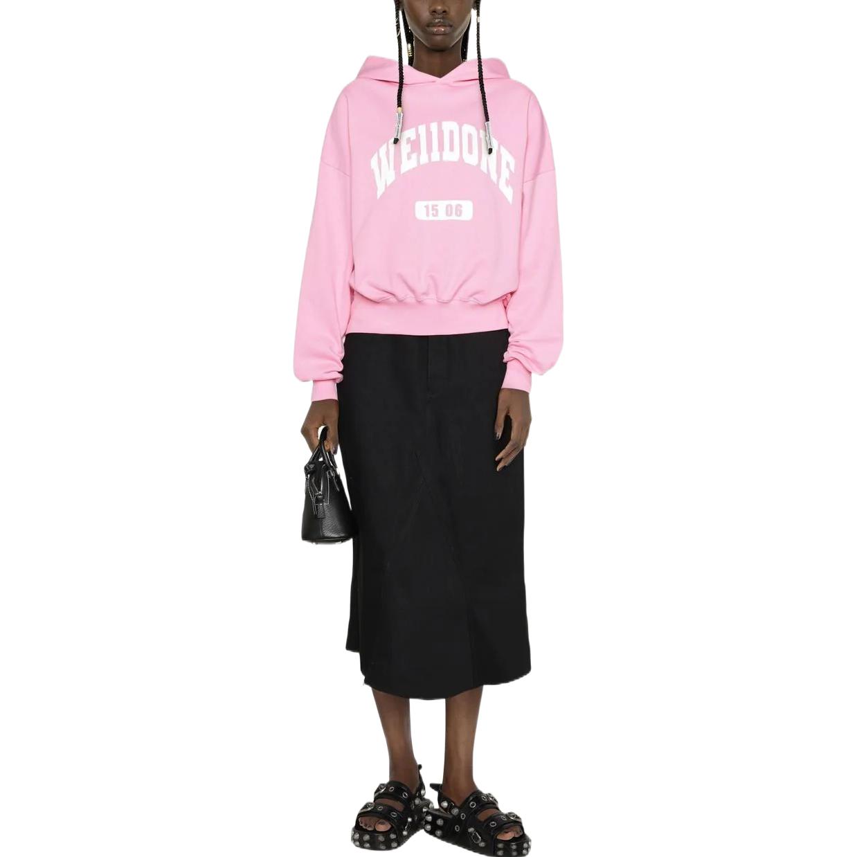 (Women) WE11DONE FW22  Pink Logo Letter Print Pullover Sweatshirt. WD-TH3-22-807-U-PK 圖 3