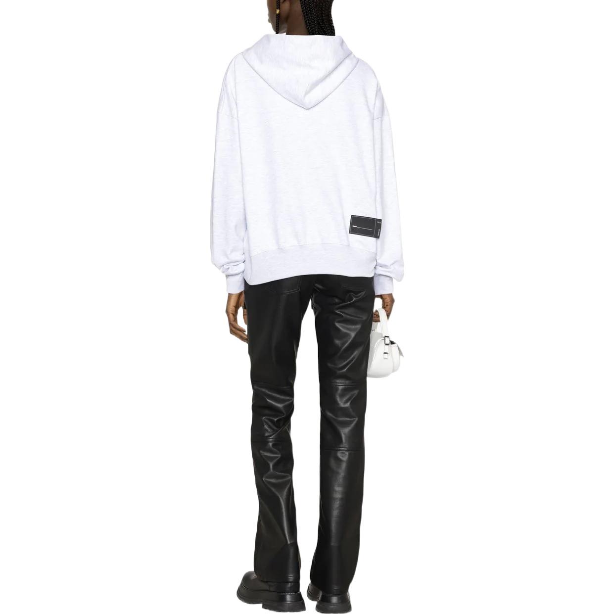 (Women) WE11DONE FW22  White Pullover Hoodie with Logo. WD-TH3-22-714-U-GY 圖 4