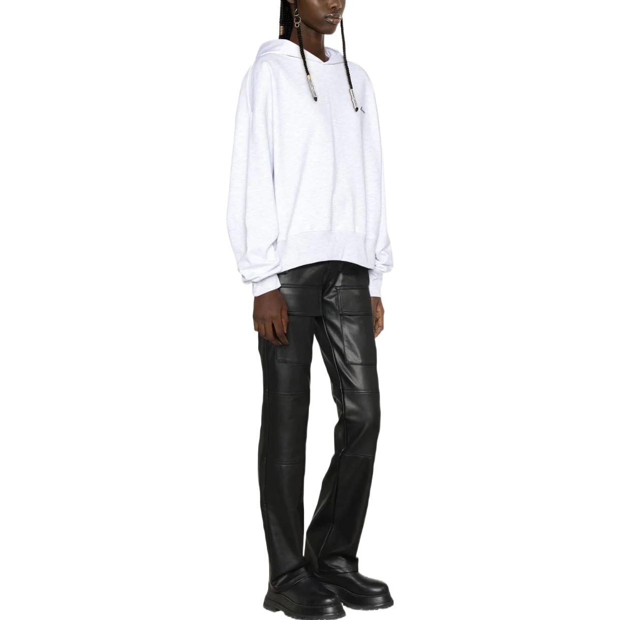 (Women) WE11DONE FW22  White Pullover Hoodie with Logo. WD-TH3-22-714-U-GY 圖 5