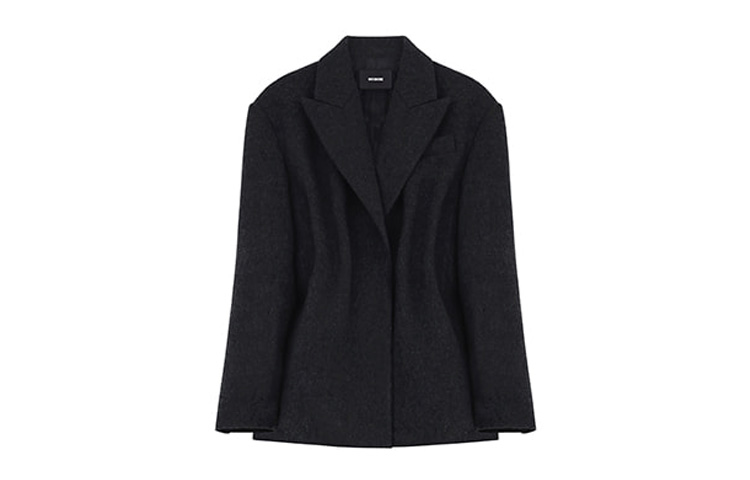 (Women) WE11DONE FW23  Black Oversized Long-Sleeve Blazer Jacket. WD-JK3-23-005-W-CH 圖 2