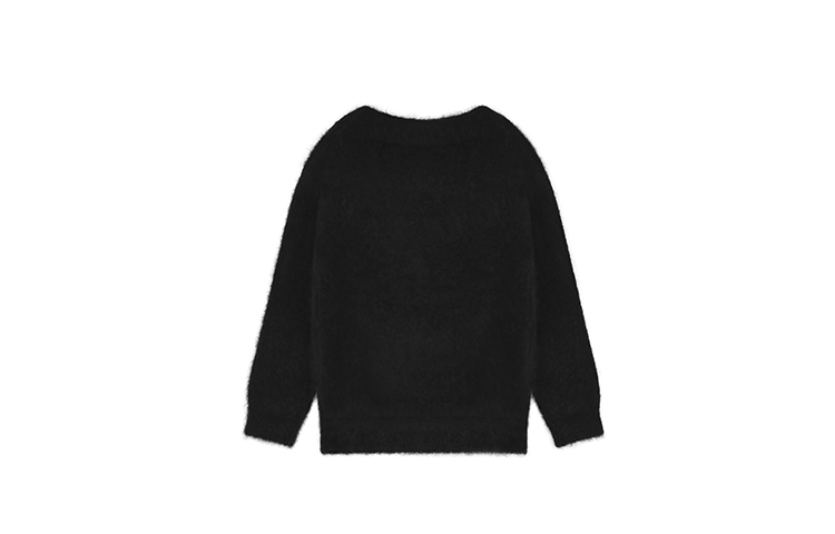 (Women) WE11DONE FW23  Mohair Blend Pullover Knit Sweater Black WD-KT3-23-658-W-BK 圖 3