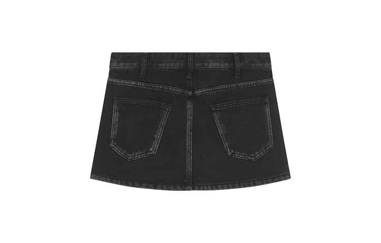 Cheap (W) WE11DONE FW23 仿舊低腰迷你牛仔裙時尚款式 WD-DS3-22-372-W