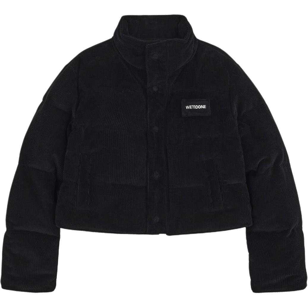 (Women) WE11DONE FW24  Black Oversized Down Jacket with Embroidered Logo. WD-PJ2-24-053-W-BK 圖 2