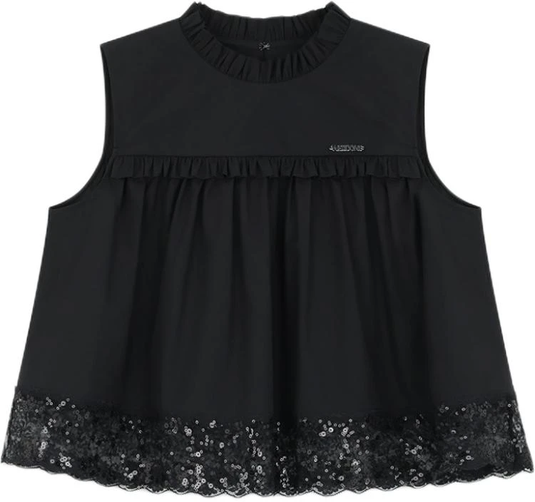 women-we-11-done-fw-24-black-lace-ruffle-sleeveless-blouse-crew-neck-top-wd-bl-2-24-140-w-bk
