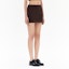 Details for (Women) WE11DONE FW24 Circle Knit Mini Skirt with Crystal Logo Brown (). WD-KS2-24-635-W-BR