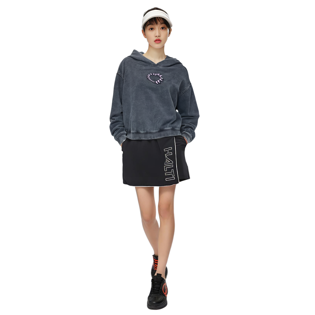 (Women) WE11DONE Heart-Shaped Washed Hoodie Black WD-TH3-23-806-U-BK 圖 10
